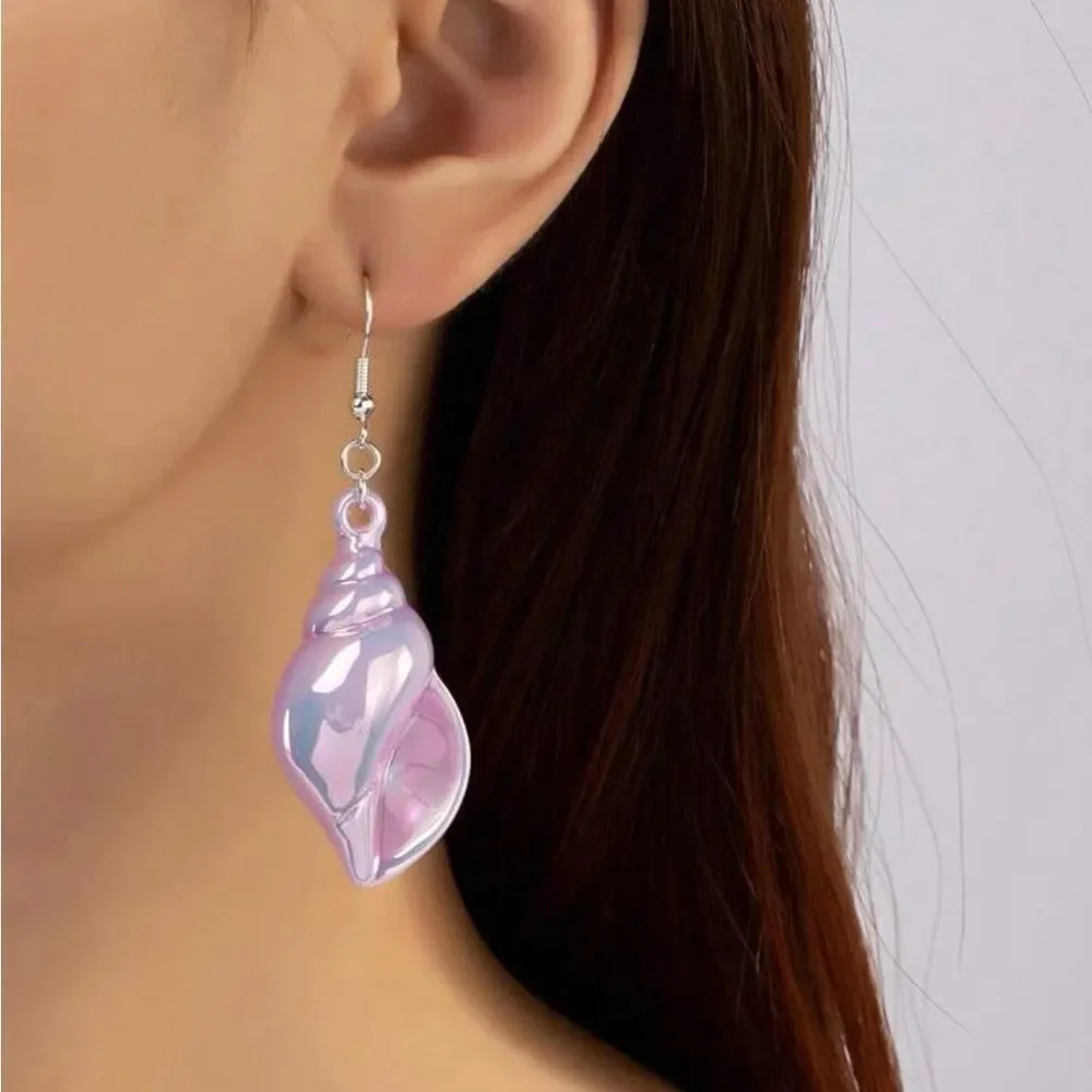 Seashell Drop Earrings‎